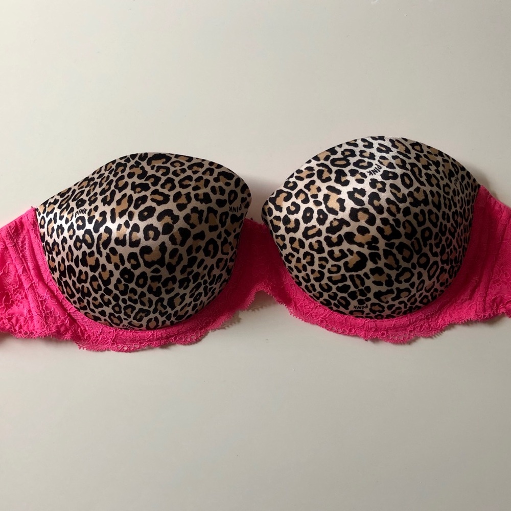 PINK Victoria Secret Multi-Way Lace Push up bra